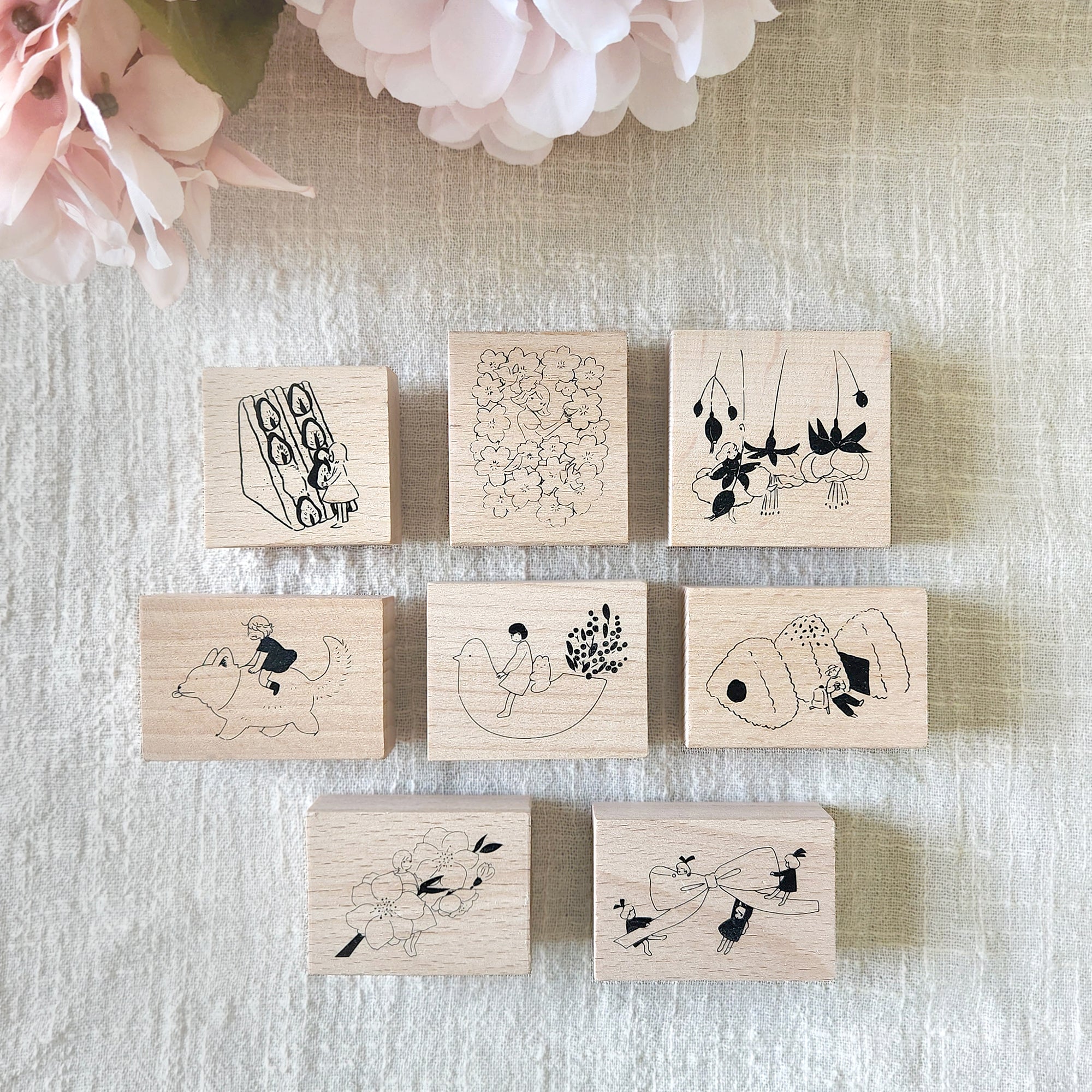 Yowoo Studio Rubber Stamp: Little Fairies