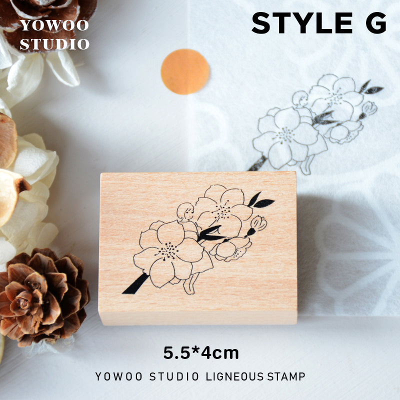 Yowoo Studio Rubber Stamp: Little Fairies