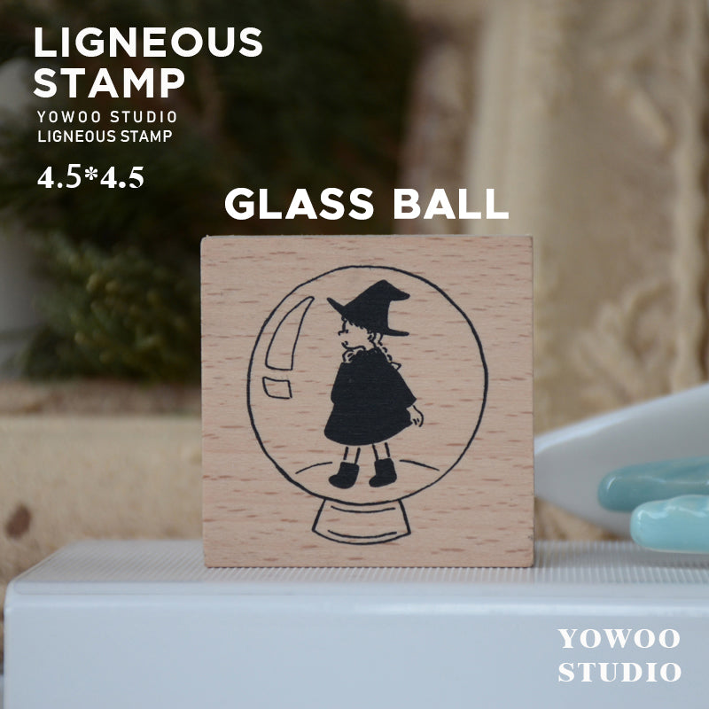 Yowoo Studio Rubber Stamp: Little Witch