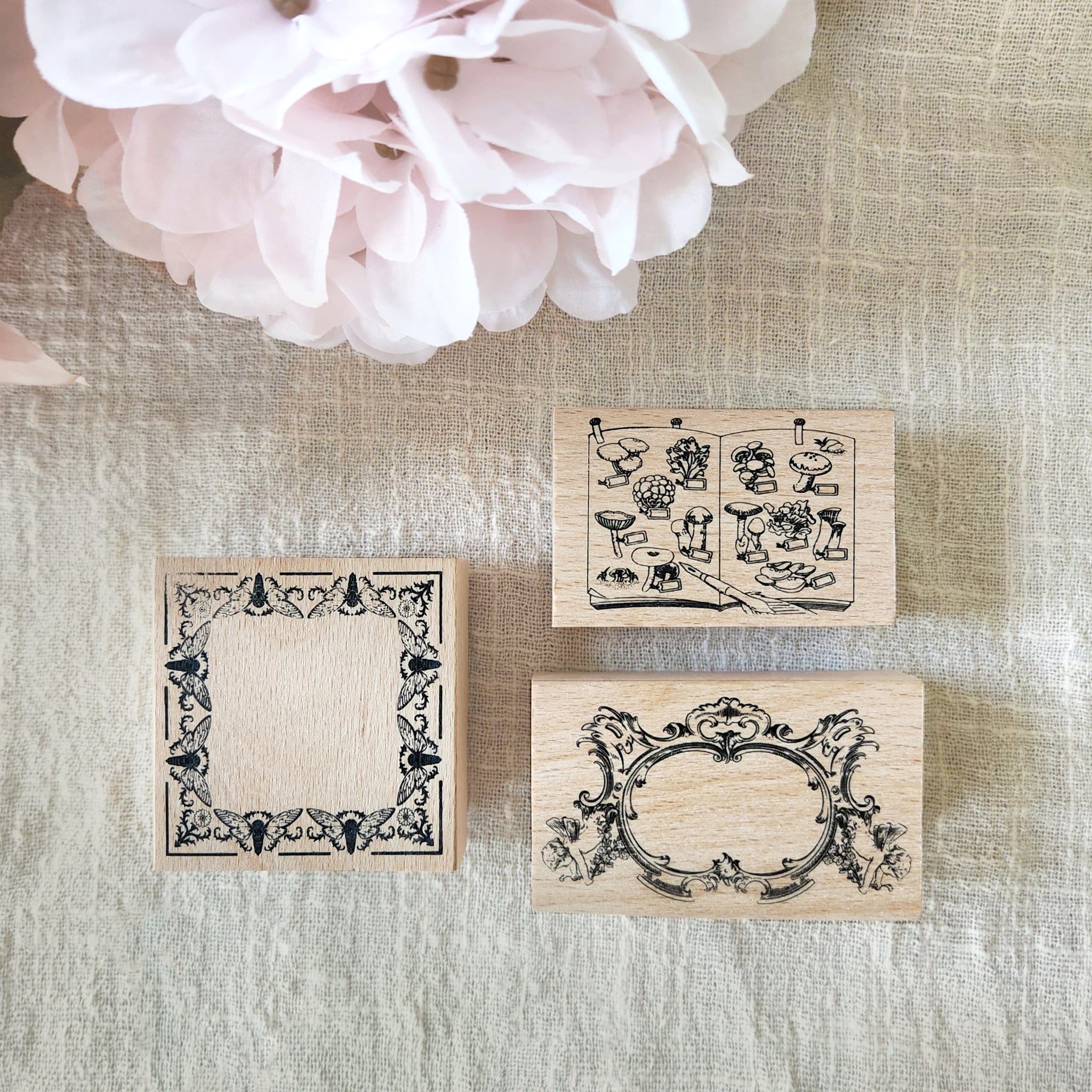 Yowoo Studio Rubber Stamp: Ornate Frames