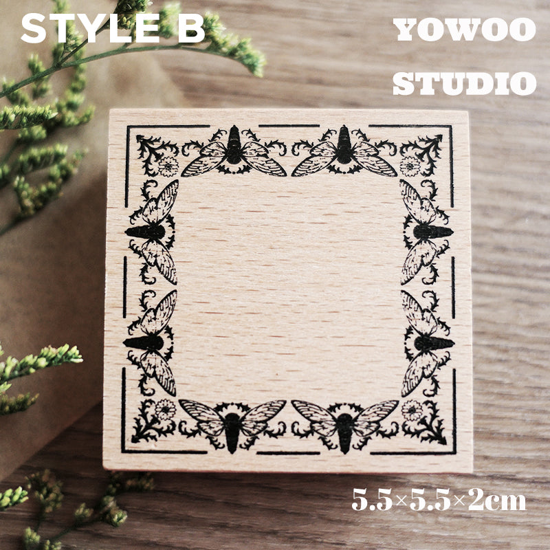 Yowoo Studio Rubber Stamp: Ornate Frames