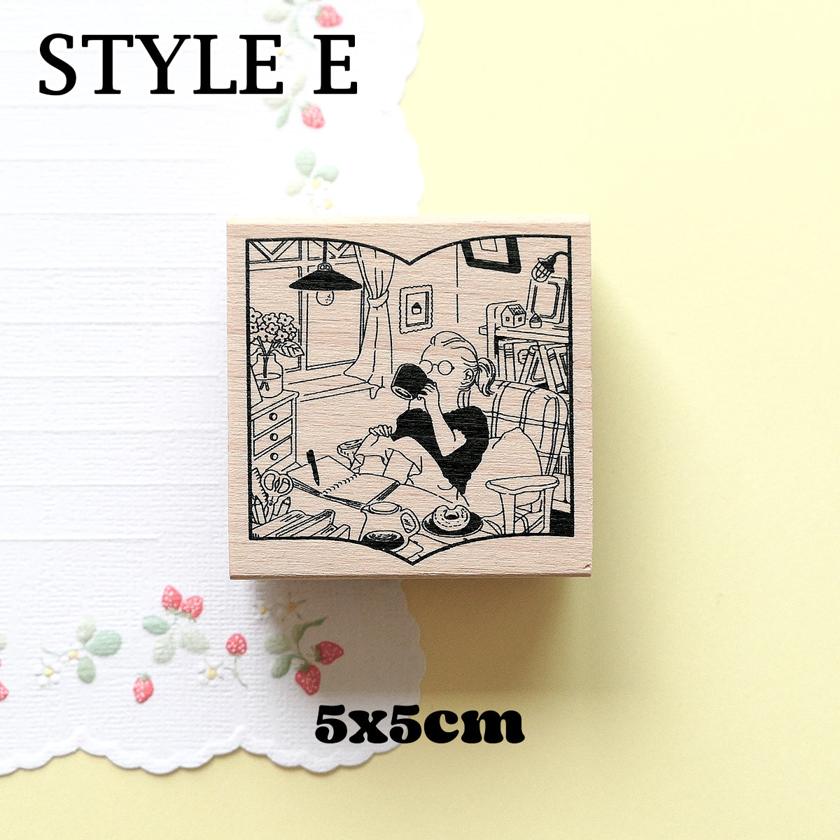 Yowoo Studio Rubber Stamp: Tranquility