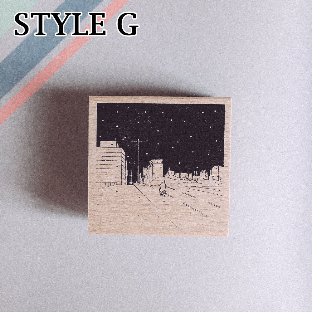 Yowoo Studio Rubber Stamp: Tranquility