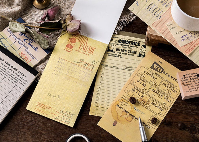 Vintage Style Notepad