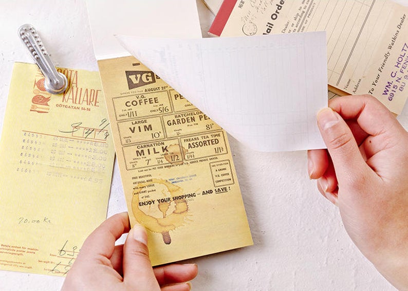 Vintage Style Notepad