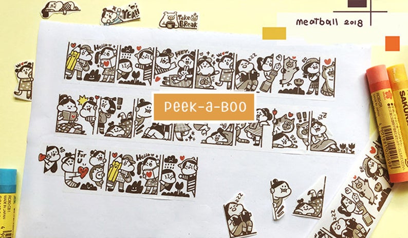 Meatball Washi Tape: Frames