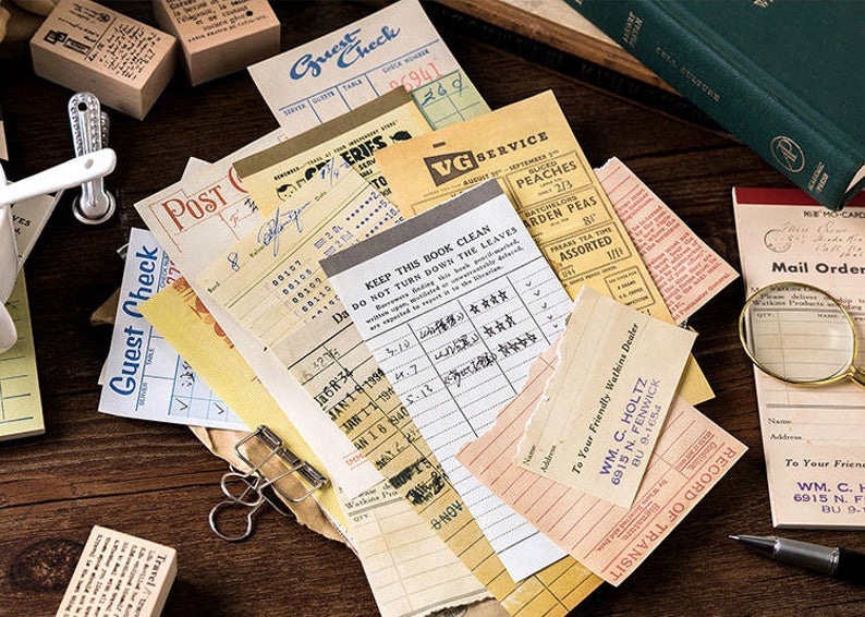 Vintage Style Notepad