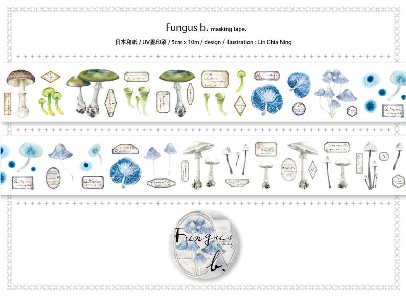 LCN Design Studio: Fungus Washi Tape Roll