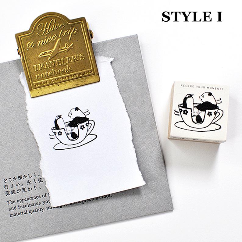 7ULY Rubber Stamp: Panda Series A