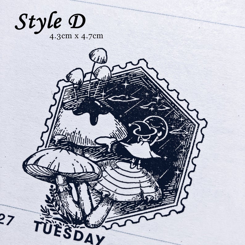 Anna Stationery: Mushroom Fairy Series Stamps