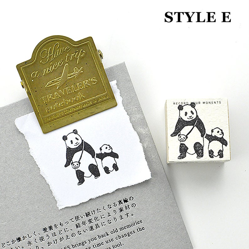 7ULY Rubber Stamp: Panda Series A