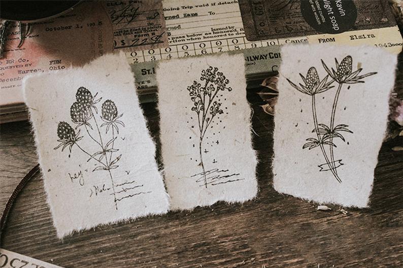 Wild Berries Wooden Stamp Set