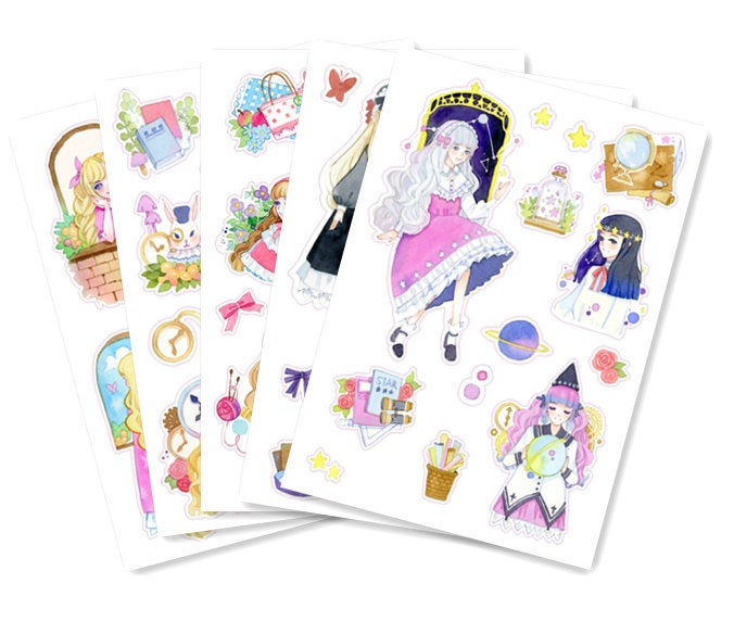 Fairy Tale Planner Sticker Sheets – Papergame