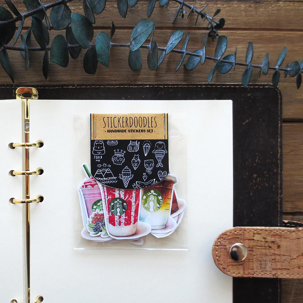 Starbucks Winter Drinks Sticker Pack
