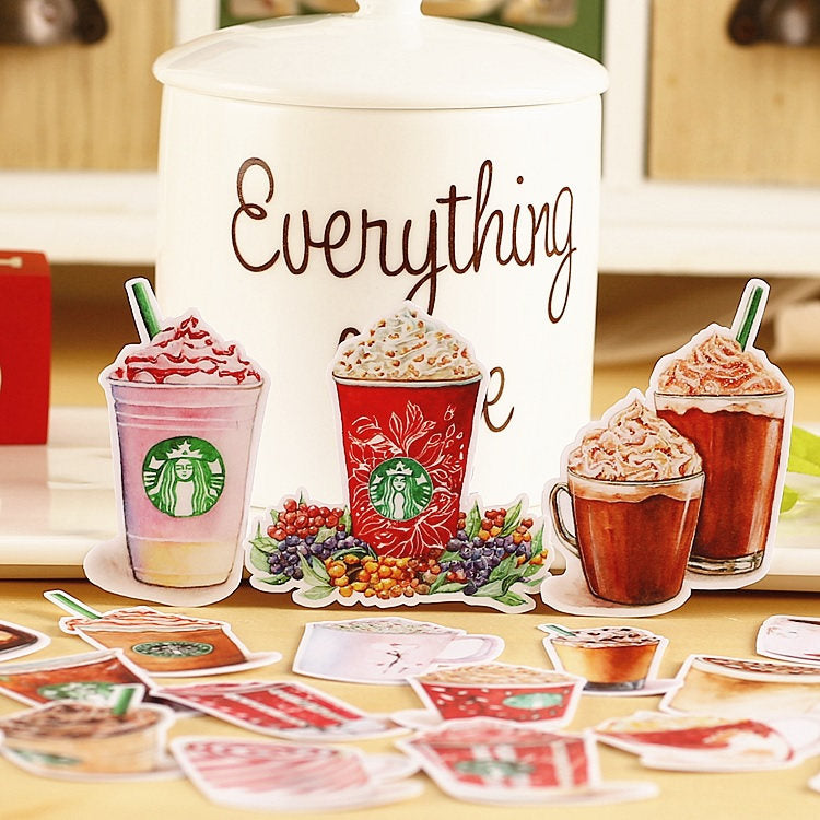 Starbucks Winter Drinks Sticker Pack