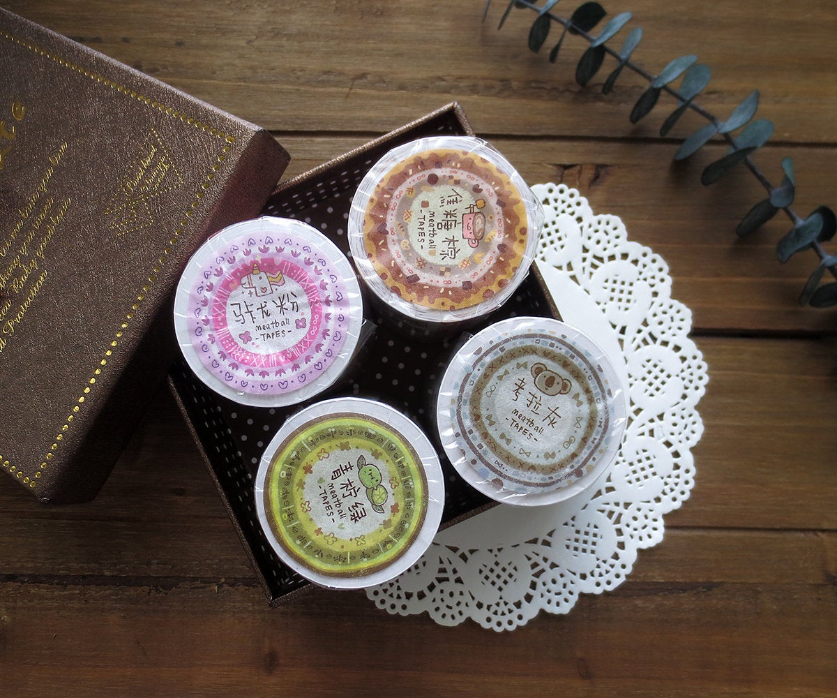 Meatball Washi Tape: Color Lab Series