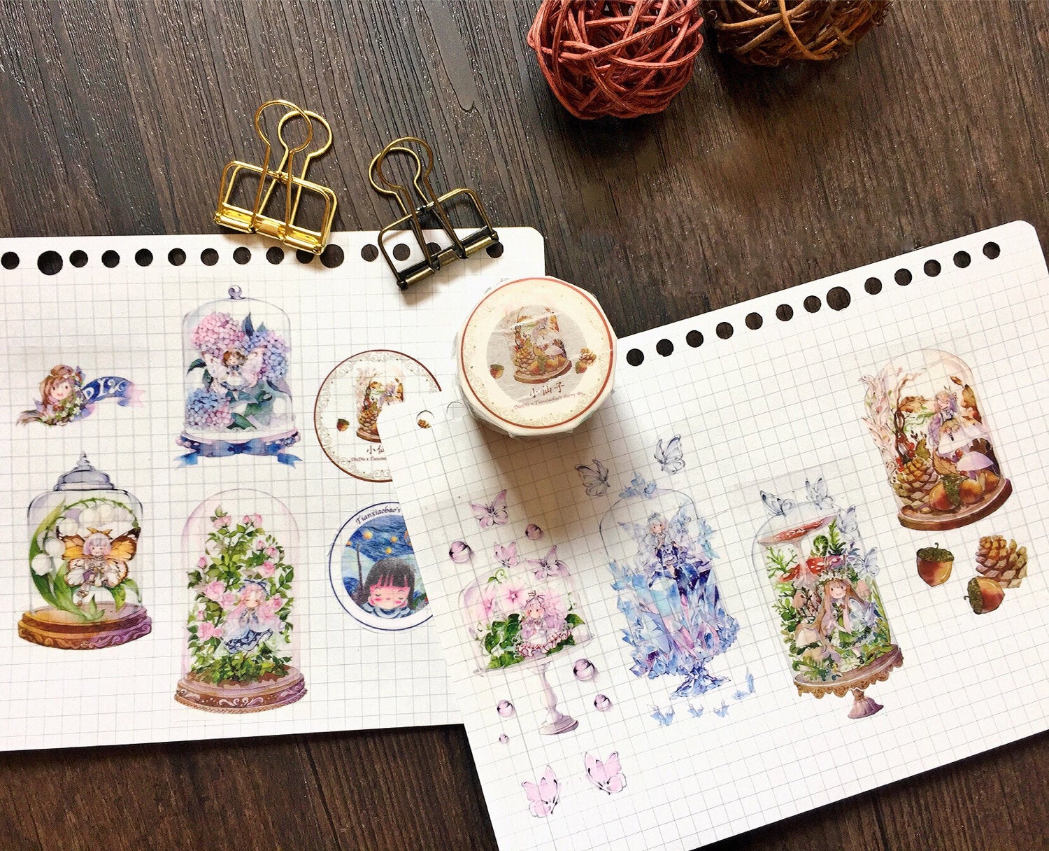 Tianxiaobao's Starry Sky Masking Tape: Fairy Bottles