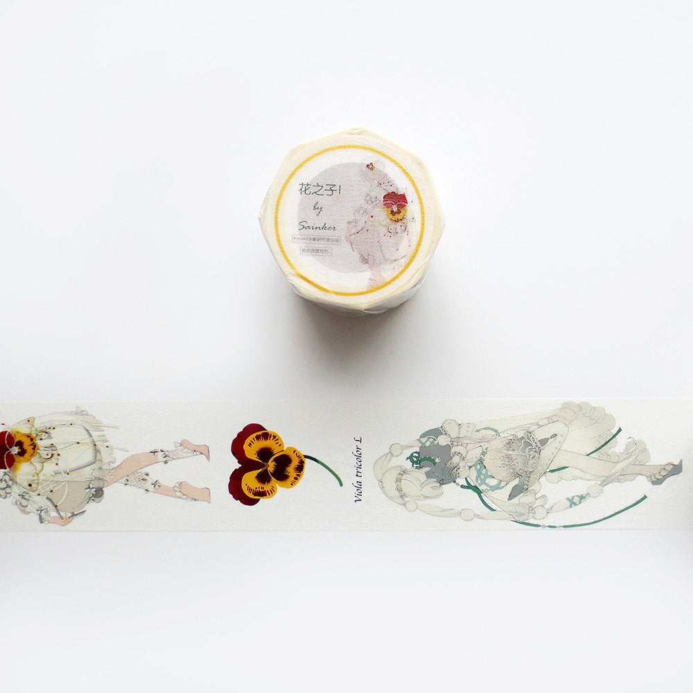 Kurumi Stationery: Flower Child Washi Tape
