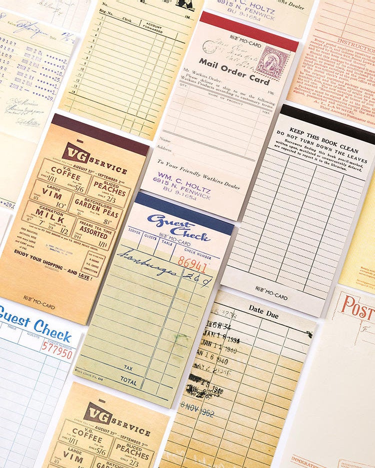 Vintage Style Notepad