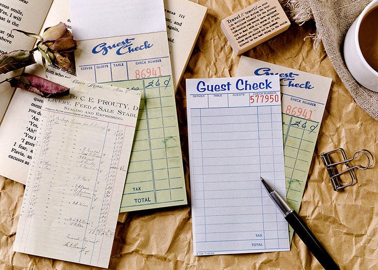 Vintage Style Notepad