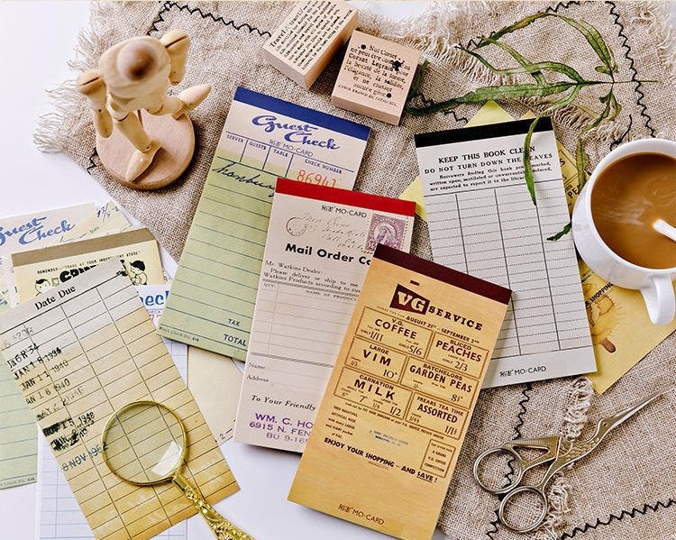 Vintage Style Notepad