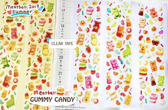 Meatball Washi Tape: Gummy Candy
