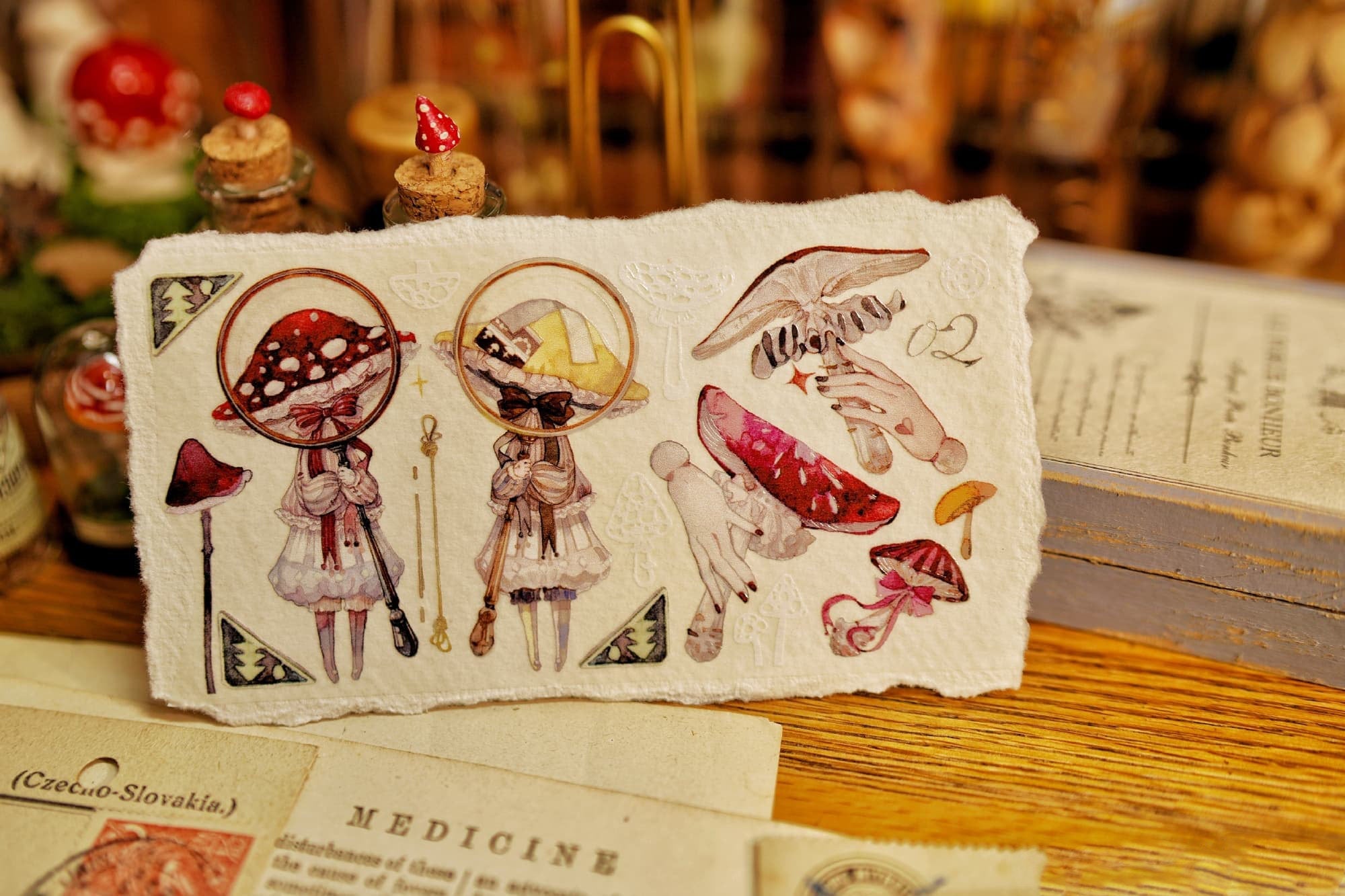 Mushroom Fantasia Washi Tape