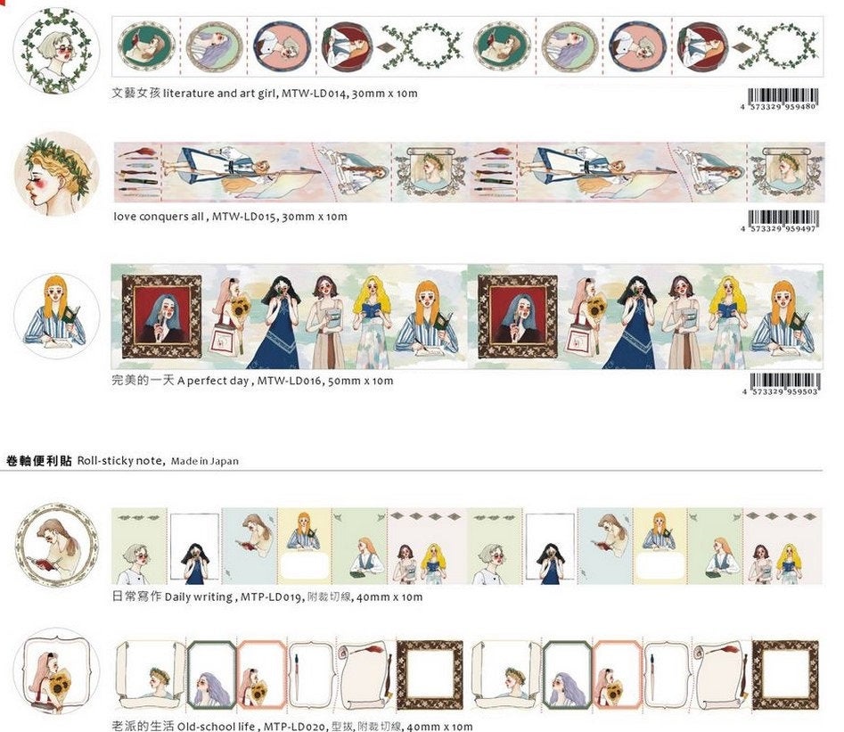 La Dolce Vita Washi Tape: Stationery Shop Girls