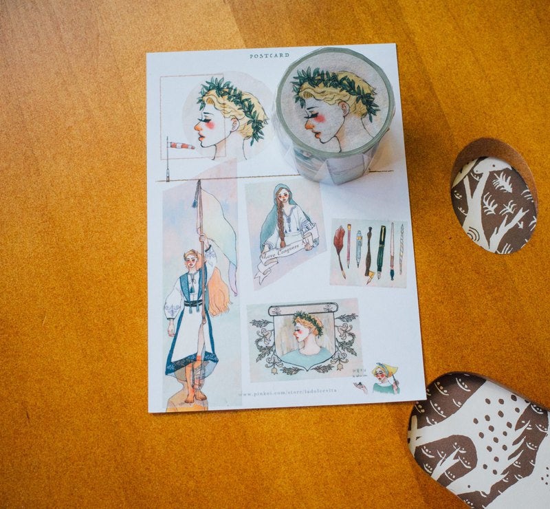 La Dolce Vita Washi Tape: Stationery Shop Girls