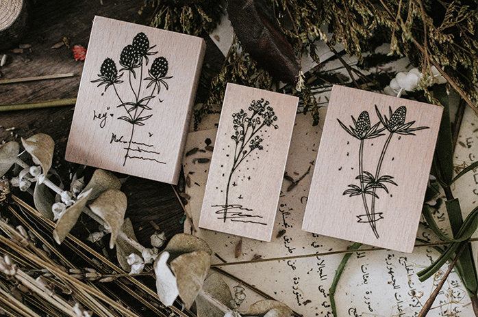 Wild Berries Wooden Stamp Set