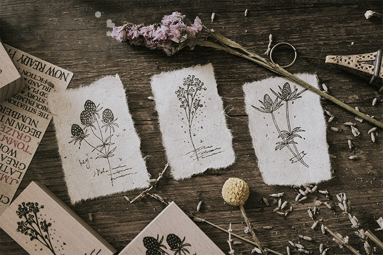 Wild Berries Wooden Stamp Set