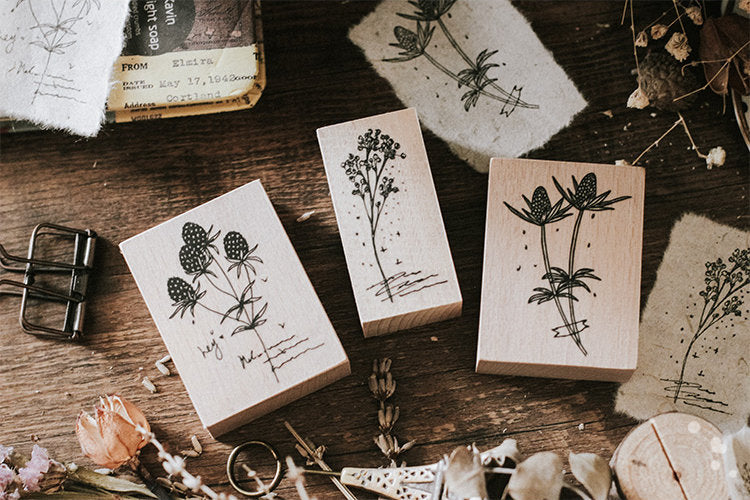 Wild Berries Wooden Stamp Set