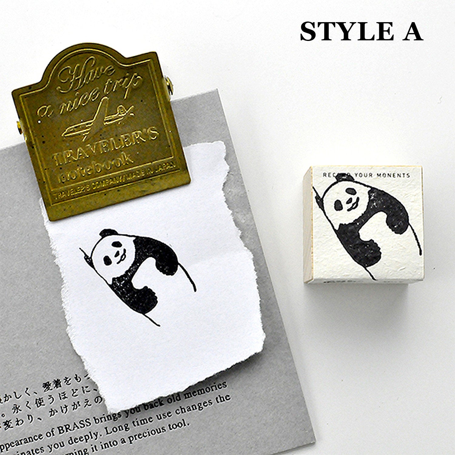 7ULY Rubber Stamp: Panda Series A