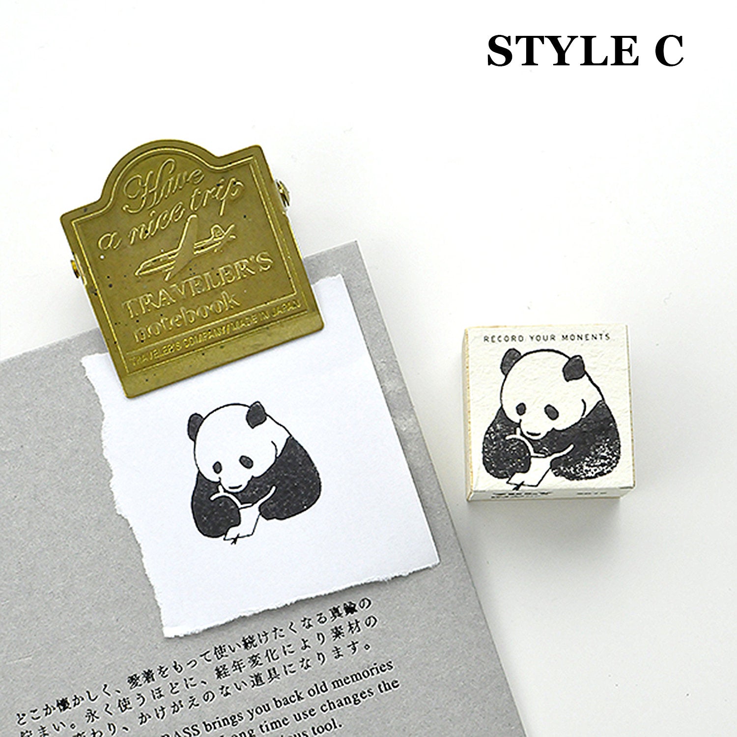 7ULY Rubber Stamp: Panda Series A
