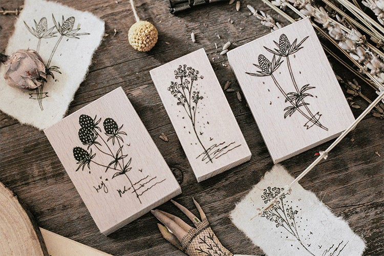 Wild Berries Wooden Stamp Set