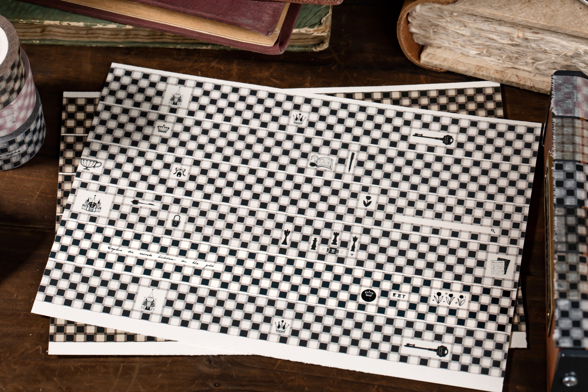 Reco Studio Washi Tape: Checkerboard