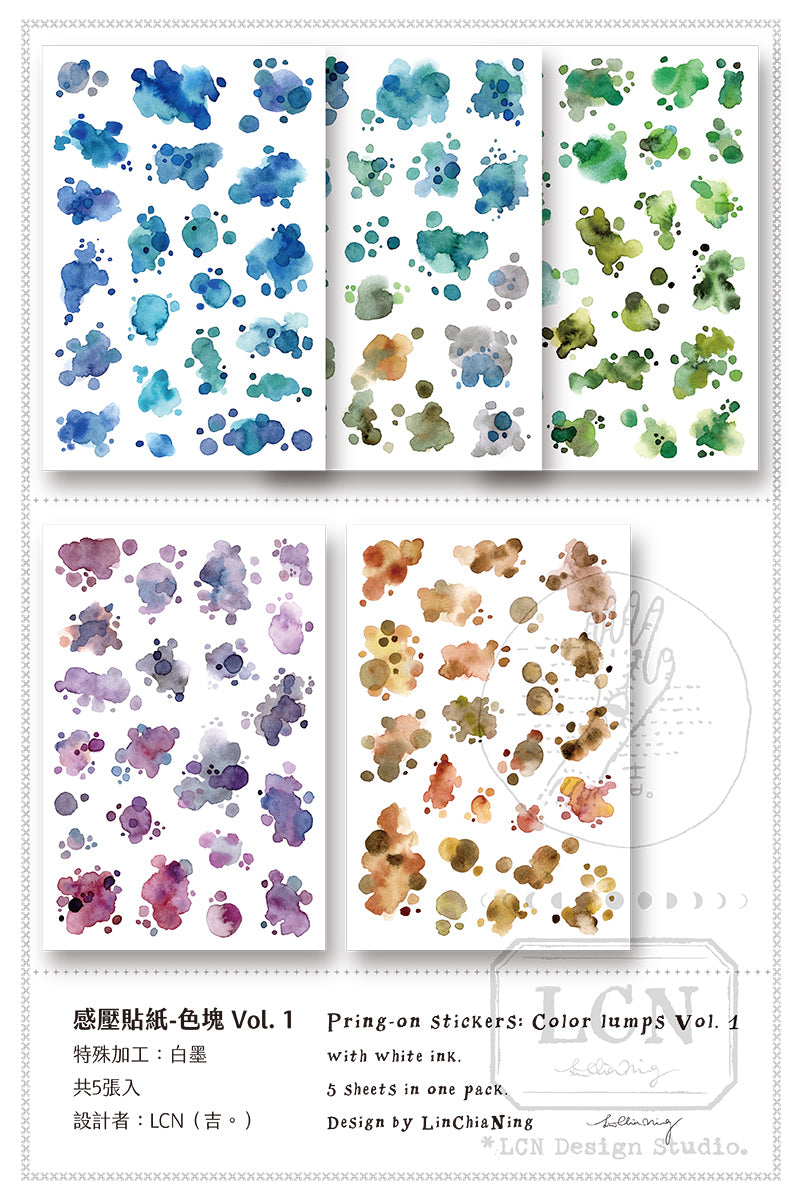 LCN Design Studio: Dots and Stripes Print On Stickers