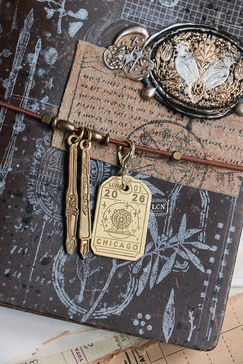 LCN Design Studio: 2026 Stationery Fest Brass Charms