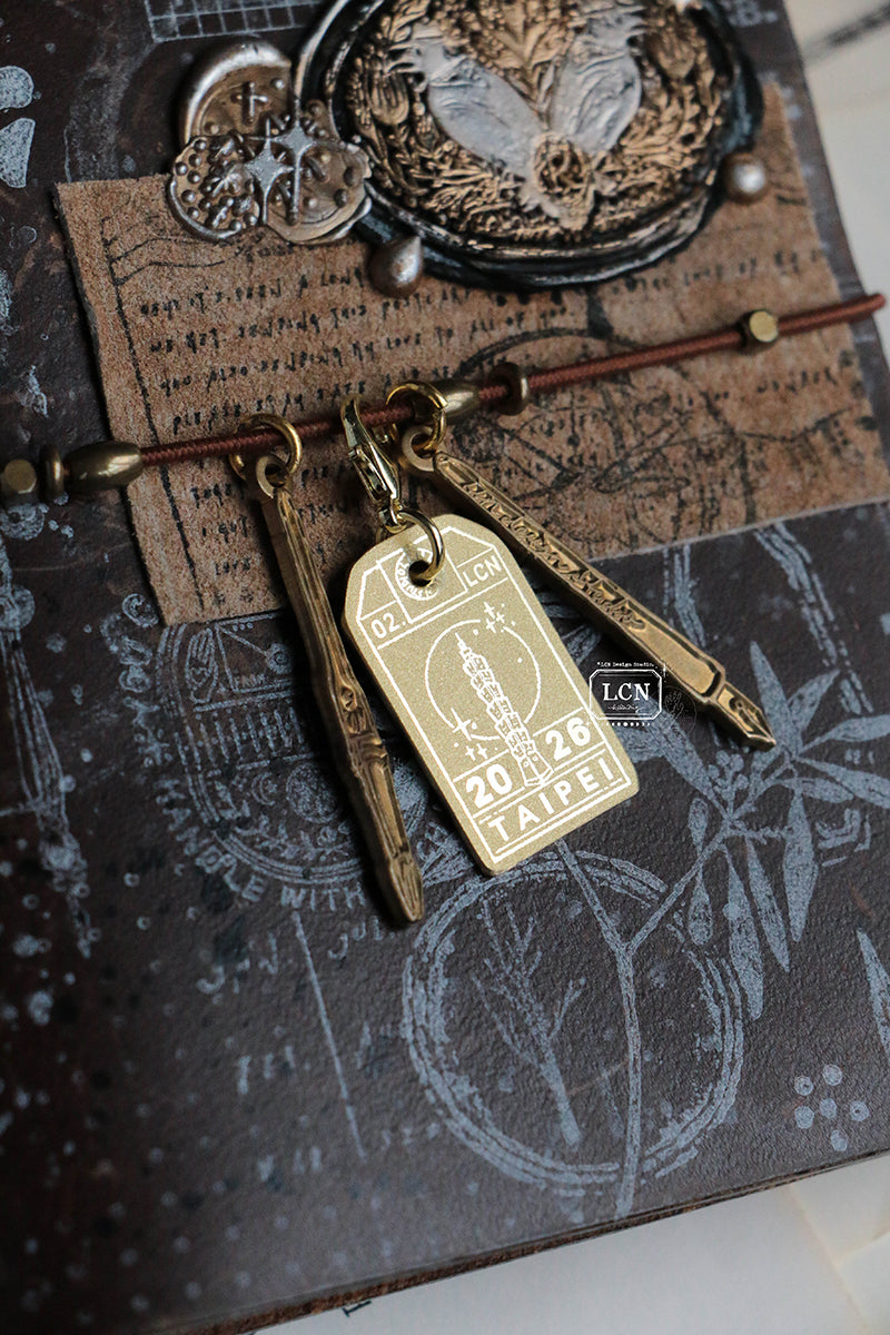 LCN Design Studio: 2026 Stationery Fest Brass Charms