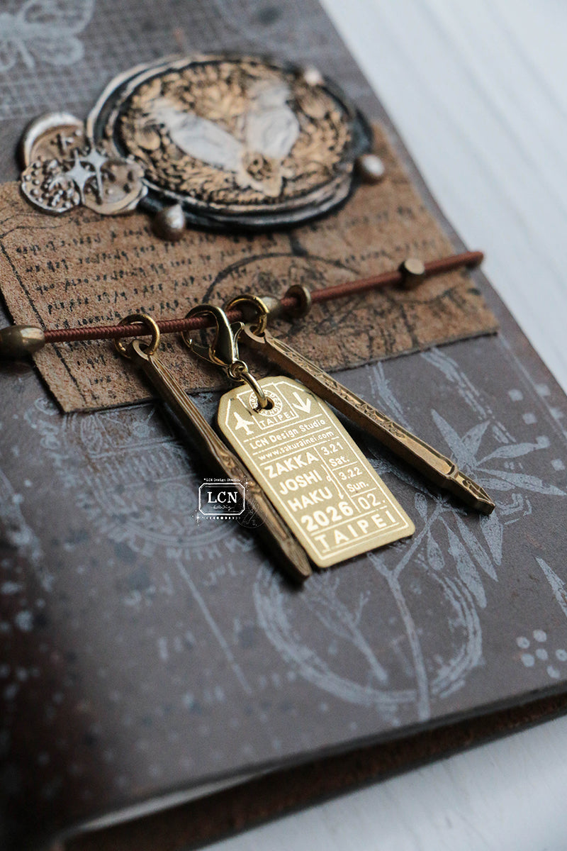 LCN Design Studio: 2026 Stationery Fest Brass Charms