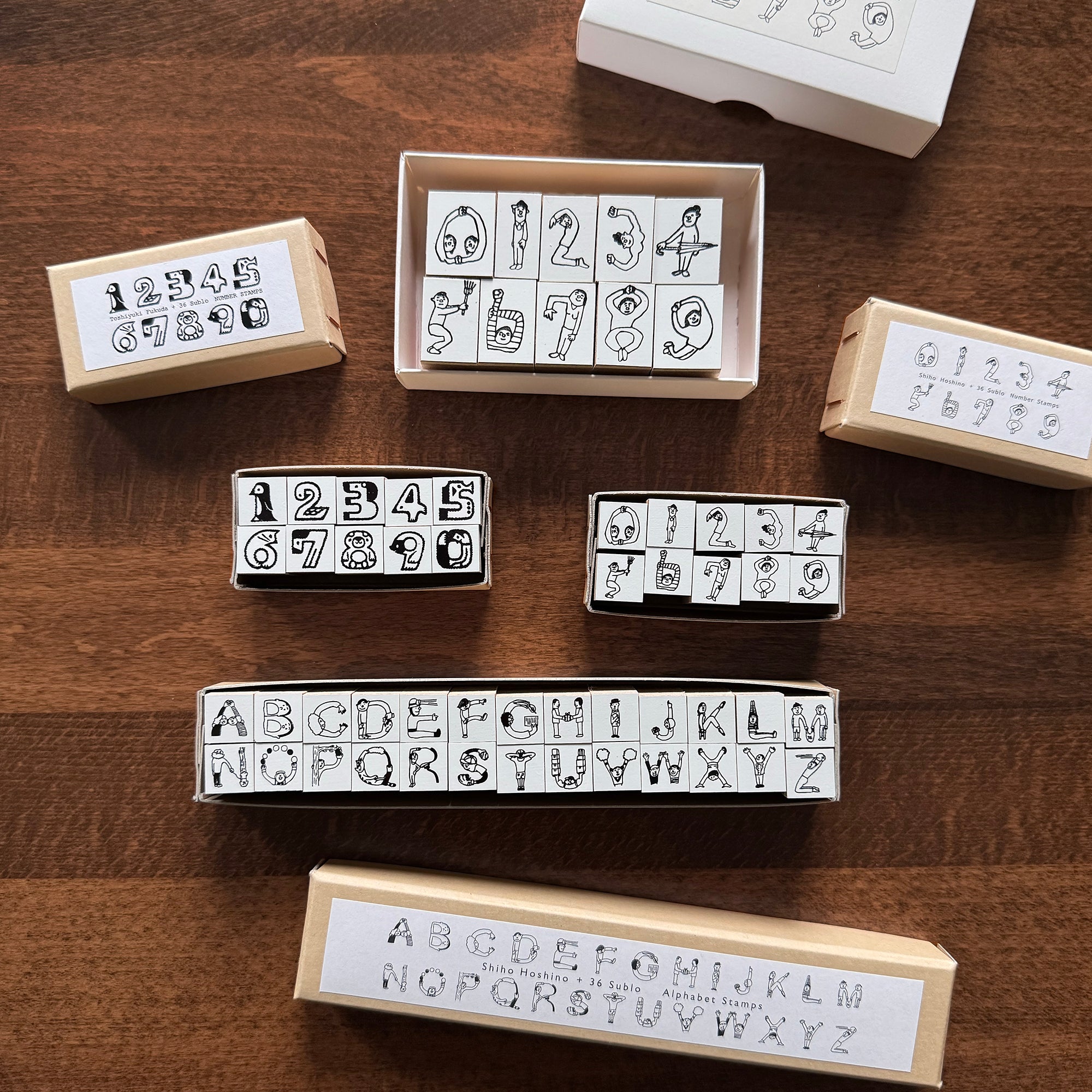 36 Sublo: Character Number and Letter Stamps