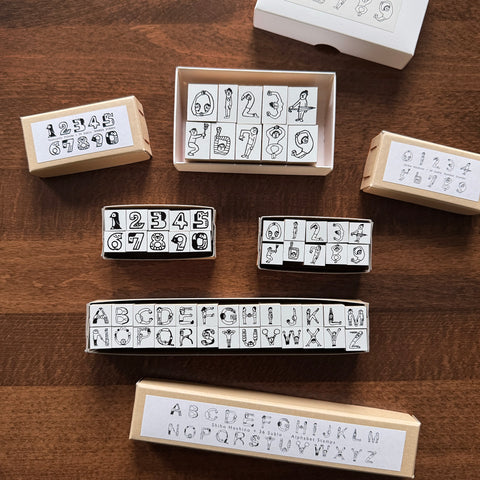 36 Sublo: Character Number and Letter Stamps