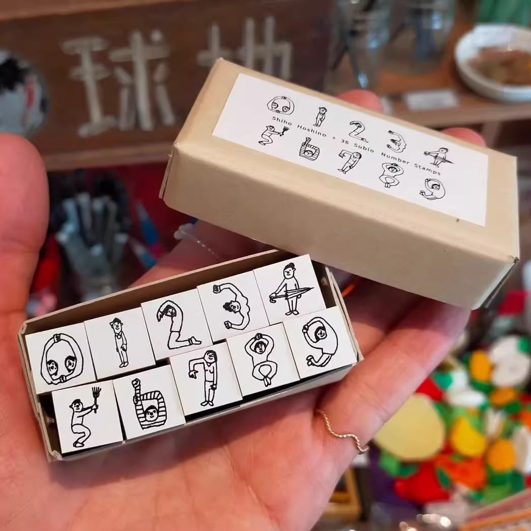 36 Sublo: Character Number and Letter Stamps