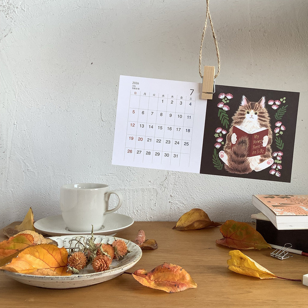 4Legs 2026 Calendar Cards: Cats