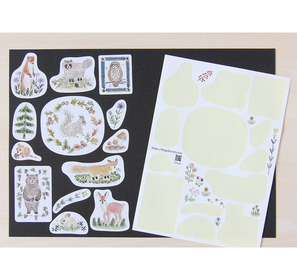 4Legs Sticker Sheet: Animals