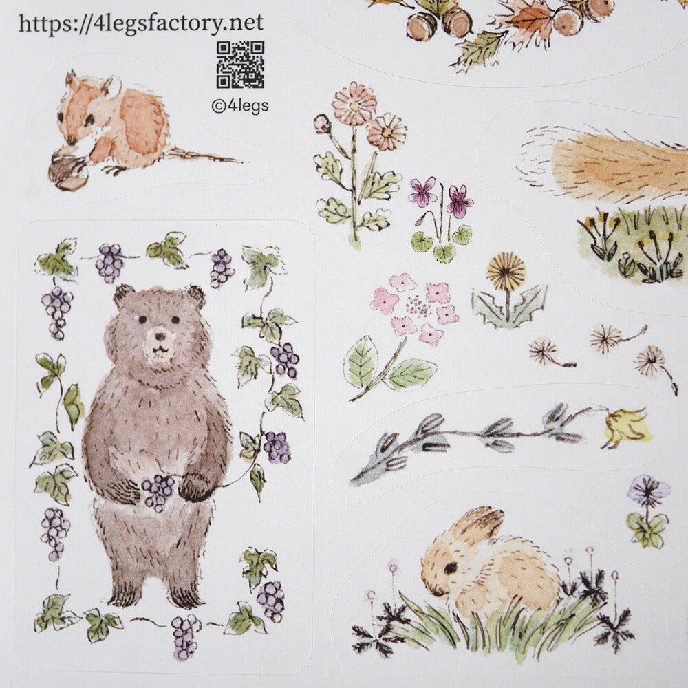 4Legs Sticker Sheet: Animals