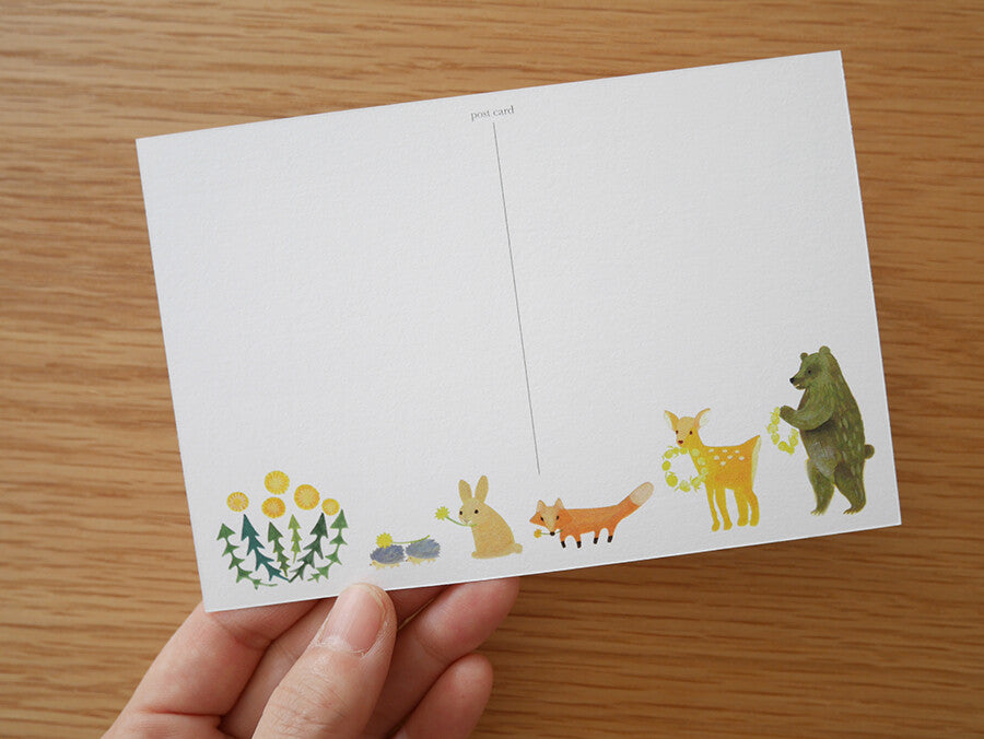 4Legs Postcard: Black and White Rabits