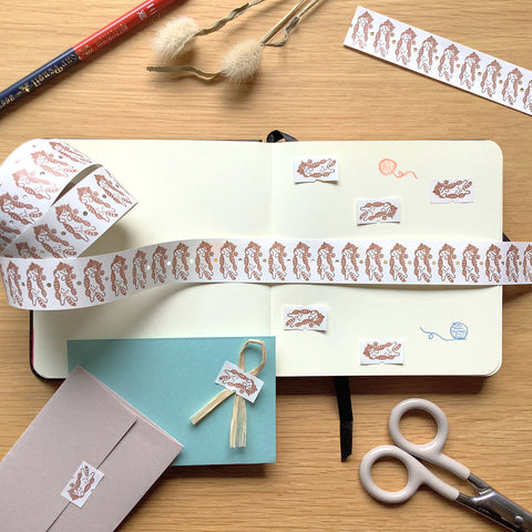 4Legs Sticker Roll: Cat Belly Scratch