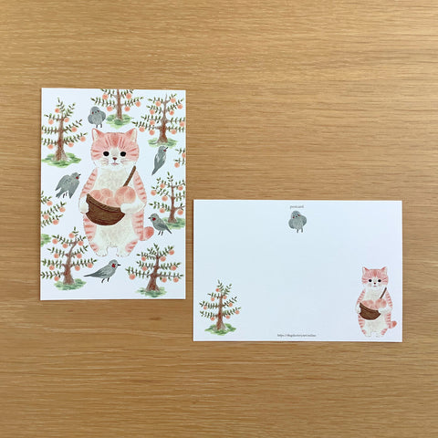 4Legs Postcard: Cat In A Picture Book #13 Momotora