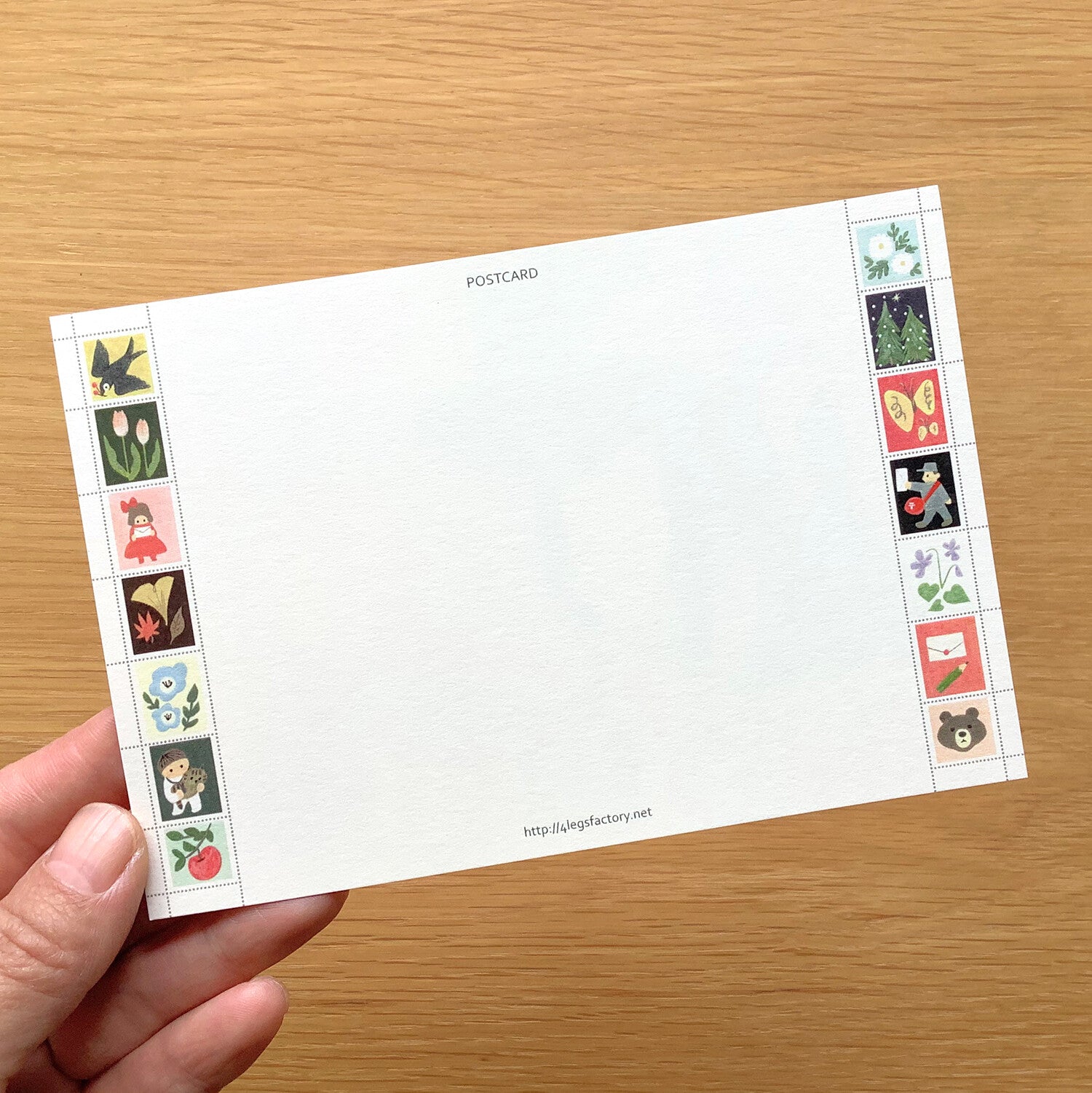 4Legs Postcard: Cat Writing A Letter